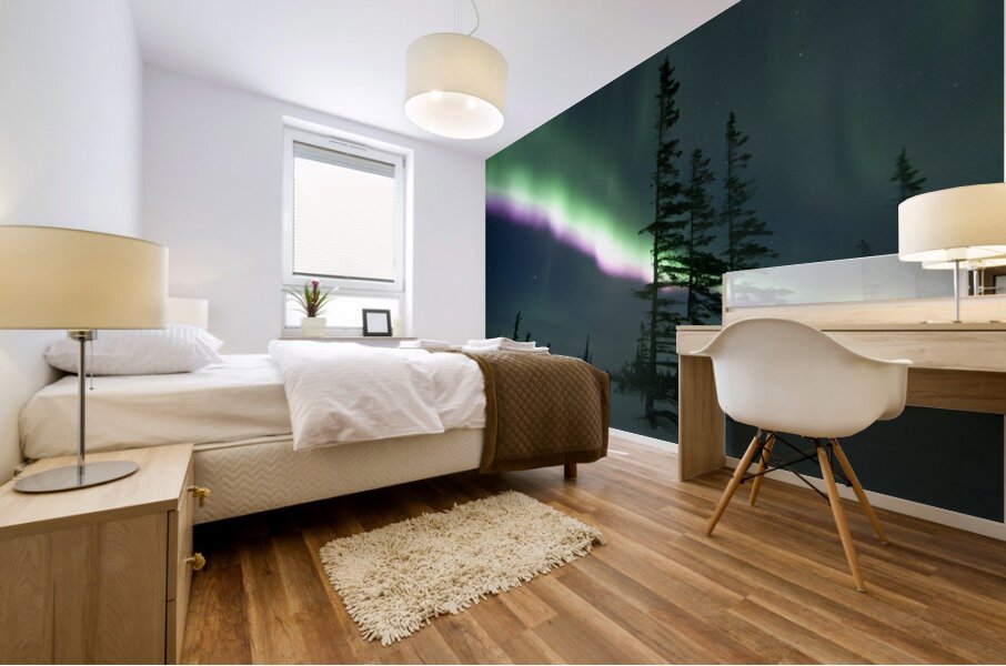 Purple Blaze Mural print