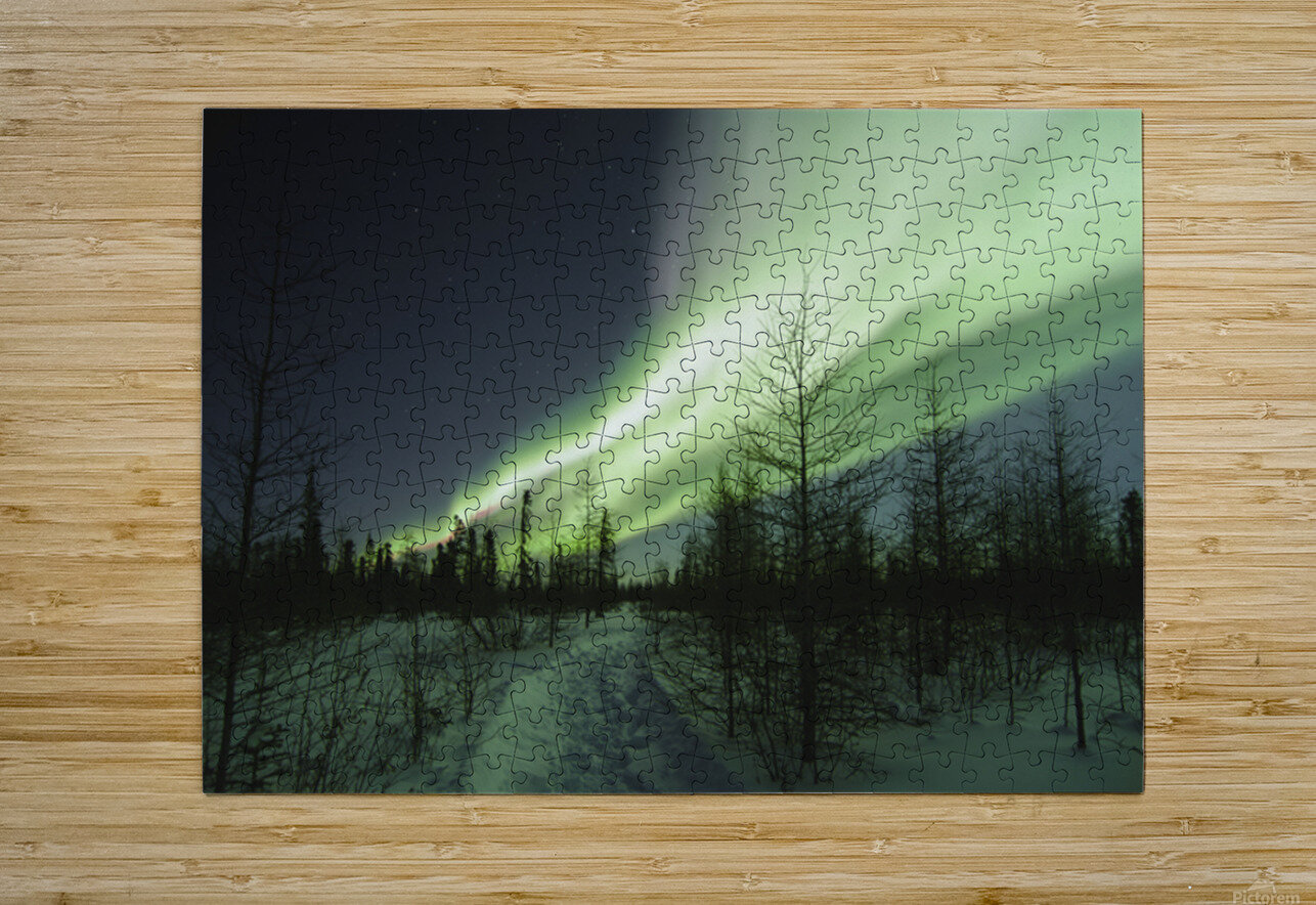 Illuminated by the Northern Lights Edward Savage Puzzle printing